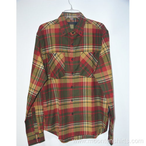 Flannel Mens Long Sleeve Shirt